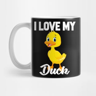 I Love My Duck Mug